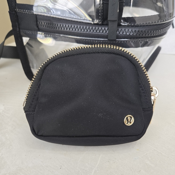 Lululemon Clear Backpack with Black Pouch Bundle - Picture 7 of 9